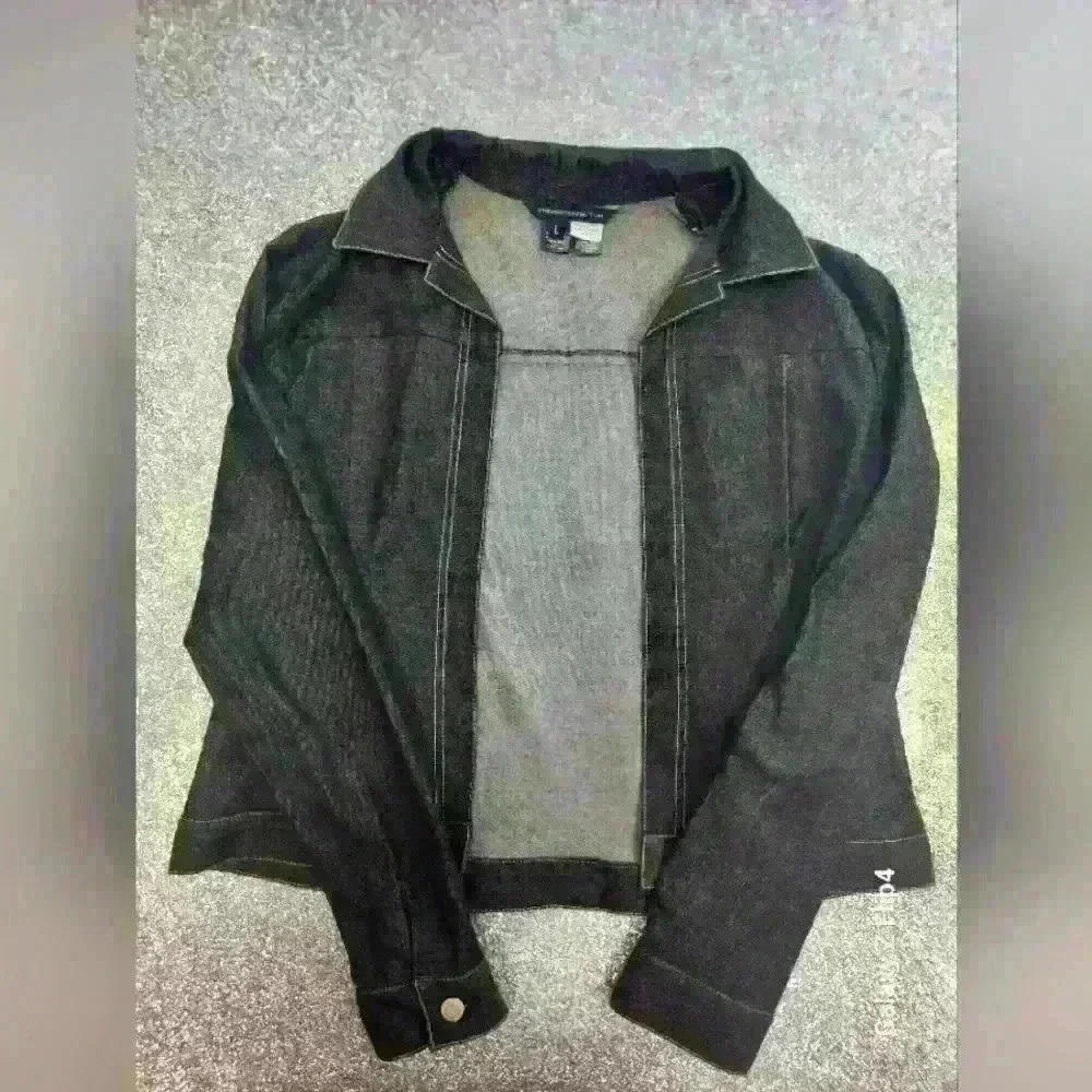FRENCH CONNECTION BLACK DENIM JACKET